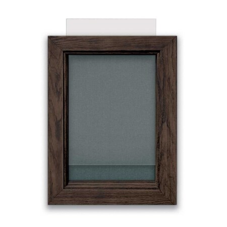 United Visual Products Indoor Enclosed Combo Board, 72"x36", Gold Frame/Green & Dark Spruce UVCB7236G-GREEN-DRKSPR